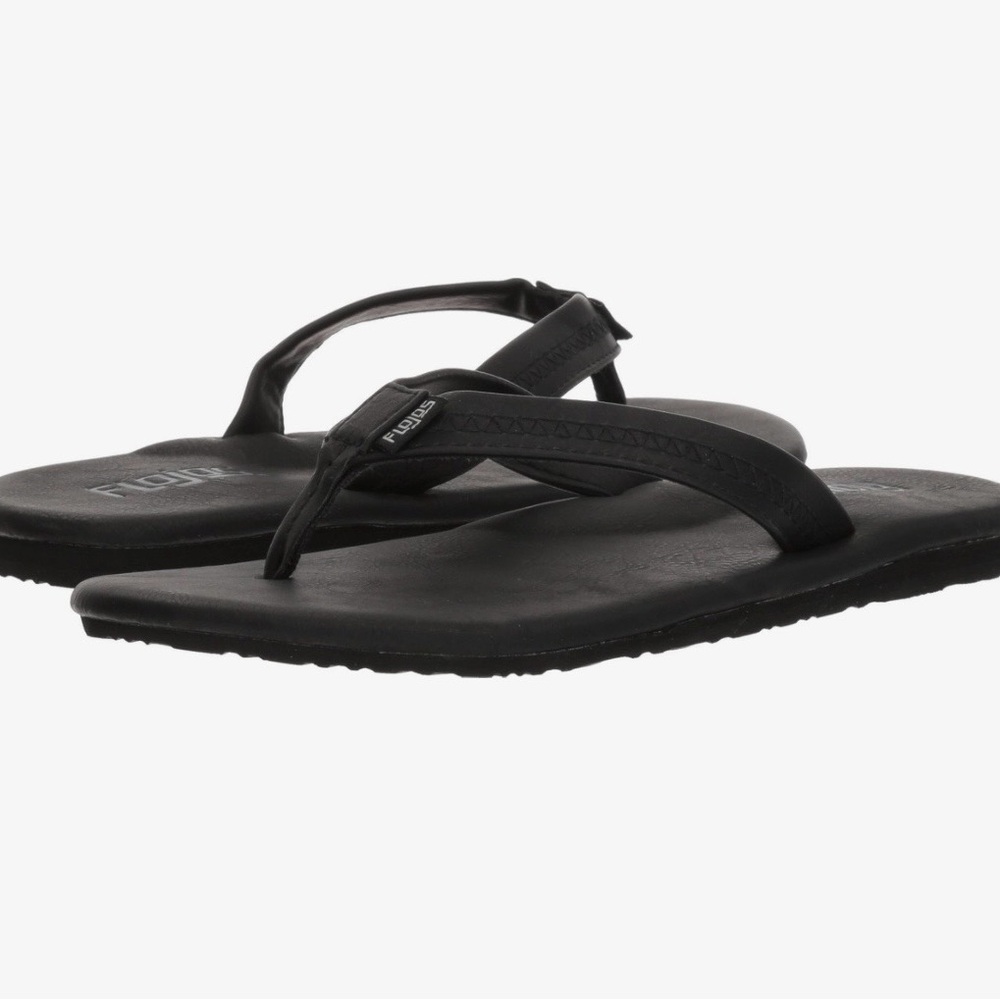 Flojos Classic Black Sandals